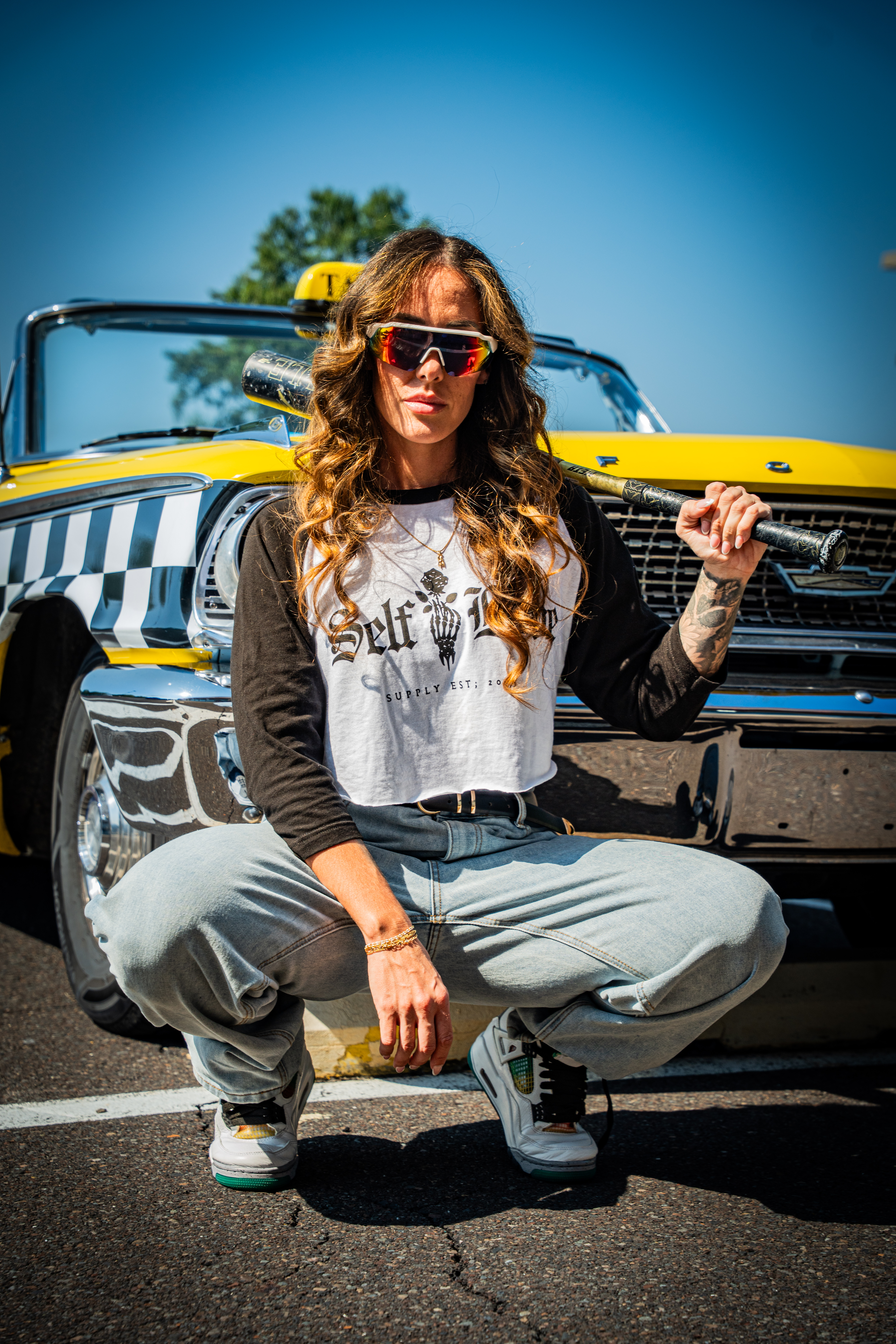 Creative on-location social content shoot