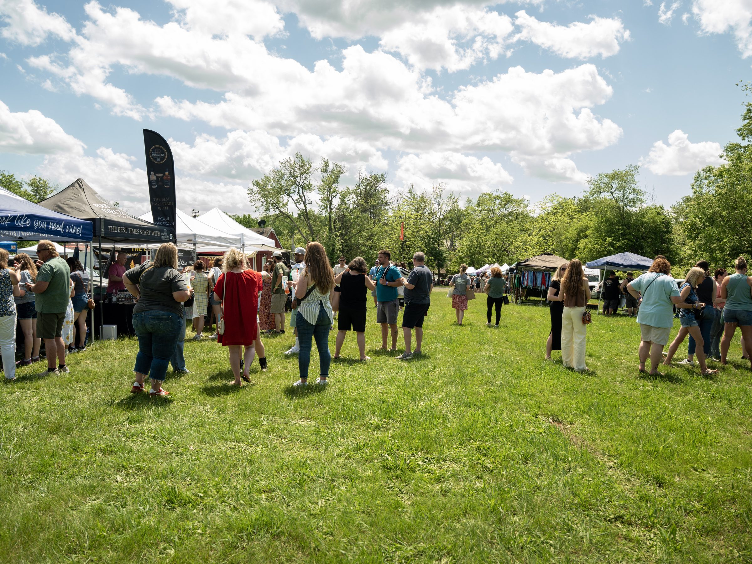 Wine Fest outdoor candid